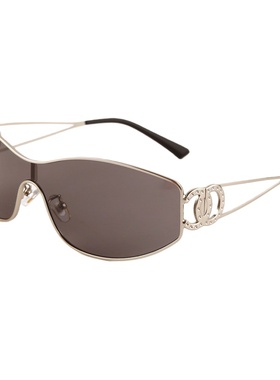 弗瑞姆眼镜欧美小香风格女士太阳镜猫眼连体镜片时尚通勤百搭295