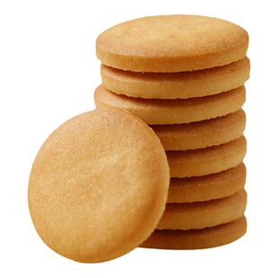 奇洋福坚果披萨圈圈曲奇小饼家用烘焙手作原材料零食饼干300g/袋