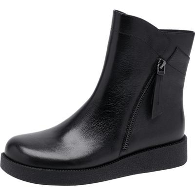 沙驰女鞋绒里厚底短靴女靴时装靴