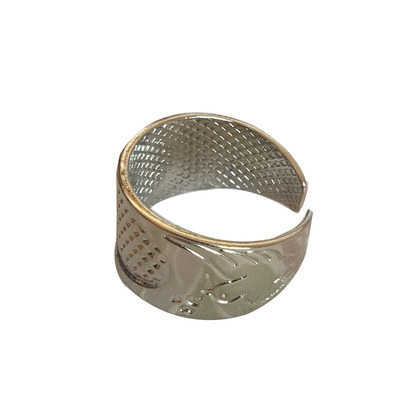 日本缝纫用半圆金属顶针Clover