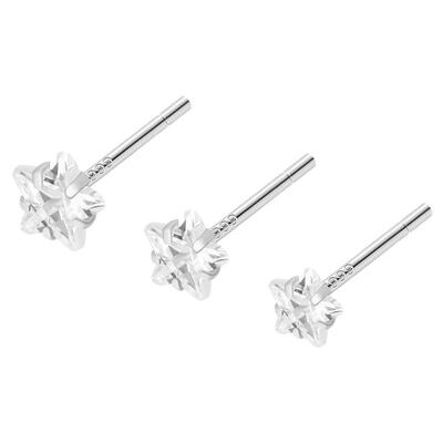 999纯银高级感五角星耳钉女