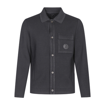 ANDREW MACKENZIE男士秋冬款休闲舒适商务长袖翻领夹克衬衫外套