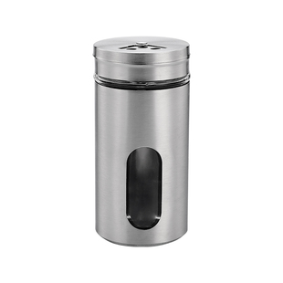 玻璃烧烤调料罐不锈钢撒料瓶子胡椒粉调味盒罐子孜然瓶罐佐料盐罐