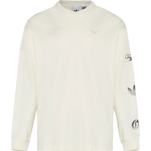 Adidas/阿迪达斯正品三叶草男士印花柔软舒适针织运动T恤KR5046