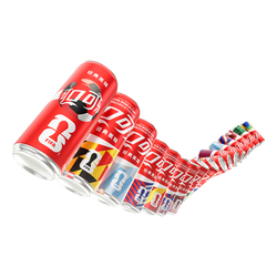 可口可乐×FIFA世界杯限定罐汽水碳酸饮料330ml*20罐雪碧芬达整箱