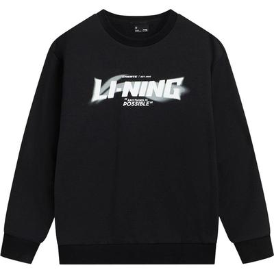 李宁儿童加绒宽松卫衣