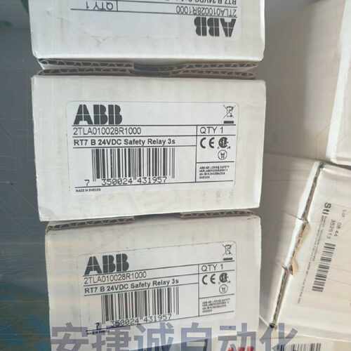 配件ABB安全继电器RT7B 24VDC 3s 2TLA0100议价