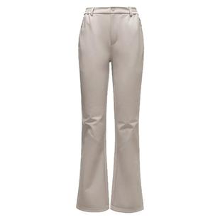 骆驼女装软壳微喇裤加绒2025秋冬新款百搭保暖防风防泼水休闲裤