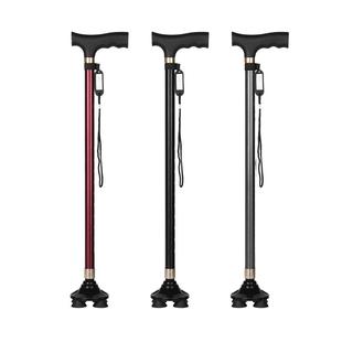 阿里自营凤凰老人防滑轻便拐棍助步器四脚老年人手杖行走助行器
