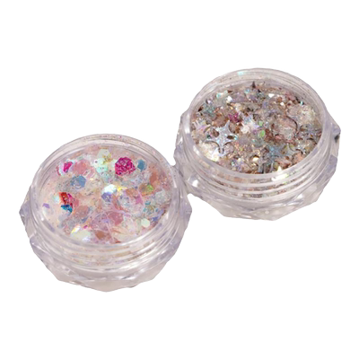 gaoy戈雅网红爆闪大亮片2025新款美甲闪粉镭射贴片指甲油胶装饰品