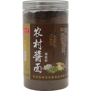 托星农村酱面500g/桶调味粉烩菜汤糕调料桶装特色豆制调味品
