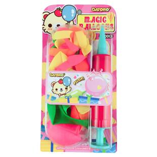 彩色气球圣诞装饰用品大小圆形幼儿园奖品儿童节日气球打气筒套装