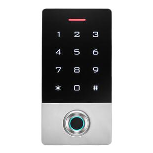 防水半导体指纹密码刷卡门禁机双门磁力锁电插锁室外防水指纹机