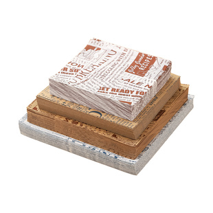 新款美式防油纸垫纸隔油纸吸油纸薯条油炸汉堡包装纸烘焙纸垫盘纸