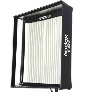 godox神牛卷布灯柔性LED摄影灯FL60/100/150S/150R摄像视频采访主播直播间补光灯柔光灯顶灯便携外拍布灯软灯