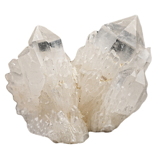 天然白水晶簇原石摆件骨干菠萝造型宝石矿物标本科普教学桌面装饰