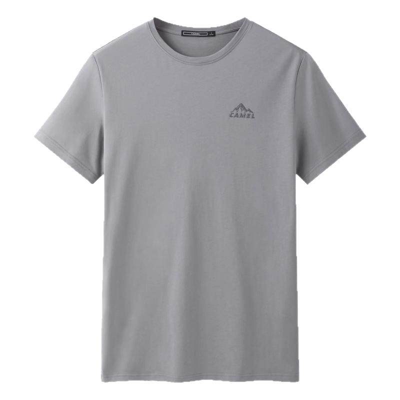 骆驼男装短袖上衣休闲