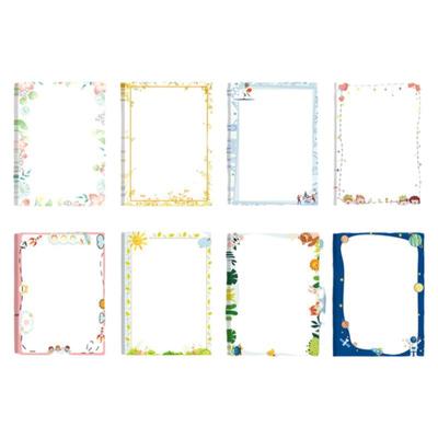 a4彩色信纸可打手写信稿纸印