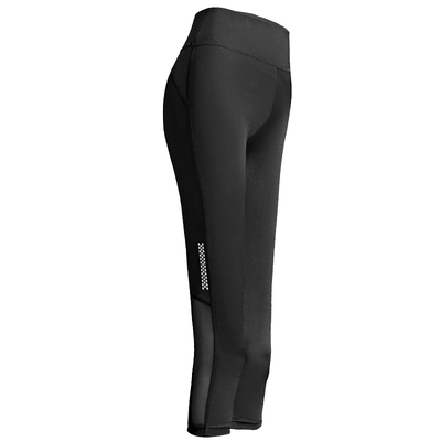 网纱拼接瑜伽七分裤速干