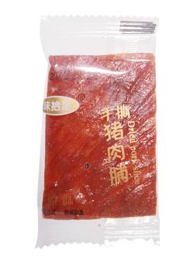 味拾足手撕猪肉脯黑椒原味肉脯小包装解馋即食小吃肉片干休闲零食