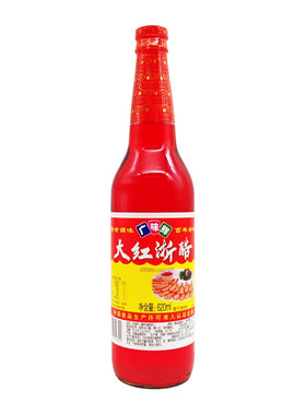 广味鲜大红浙醋620ml家用