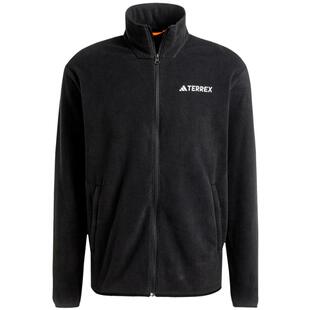 【自营】adidas阿迪达斯抓绒衣春男TERREX立领黑色针织夹克JP0795