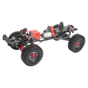 SCX10车全金属越野遥控车架轮胎皮连杆波箱齿轮车壳柱攀爬车配件