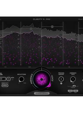 Clarity Vx Pro智能AI人声语音降噪去环境声效果器插件Win/Mac