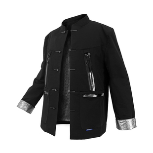 SILENSTORM新中式先锋结构中山装机能口袋夹克防泼水国风唐装外套