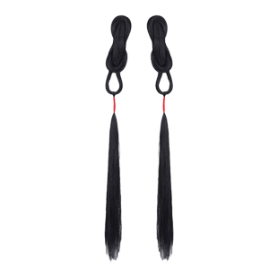 古装新年汉服假发一体式发包古风假发髻盘发发型明制蝴蝶结垫发包