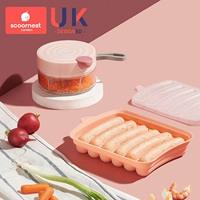 Колбаса (светло -розовая)+ручная питание дополнительная пища [(отправьте 100 декоративных мешков+рецепты)