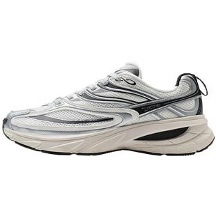 特步跑鞋小巴斯克2男鞋休闲鞋厚底增高轻便运动鞋复古老爹鞋女鞋