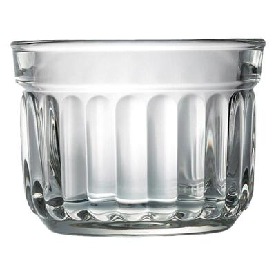 法国LAROCHERE 法式甜品杯DELICE耐热烘焙小碗玻璃透明布丁酸奶杯