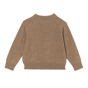 【100%绵羊毛】Mitti童装2025冬季新品儿童毛衣卡通针织保暖上衣