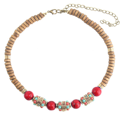 原创锁骨链invia松石文艺尼泊尔