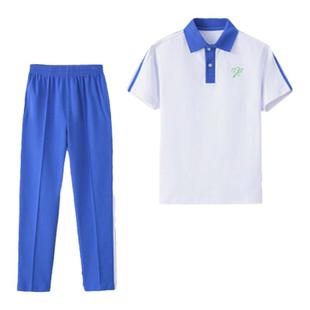 深圳校服中小学男女夏装运动服统一款速干衣短袖短裤薄长裤冰凉棉