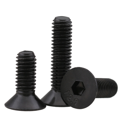12.9级沉头内六角螺丝黑色平头M3