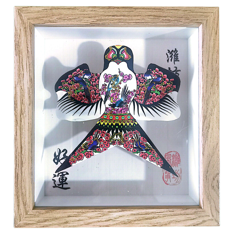 潍坊风筝摆件文创工艺品旅游纪念品送朋友伴手礼手工小纸鸢不能飞