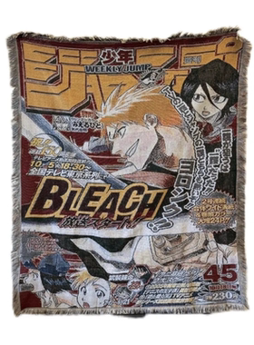 周刊少年 BLEACH 死神 黑崎一护，朽木露琪亚 毛毯 挂毯装饰毯
