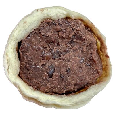 山东老式纸皮豆沙包子绿豆枣泥馅红豆馒头早餐主食半成品加热即食