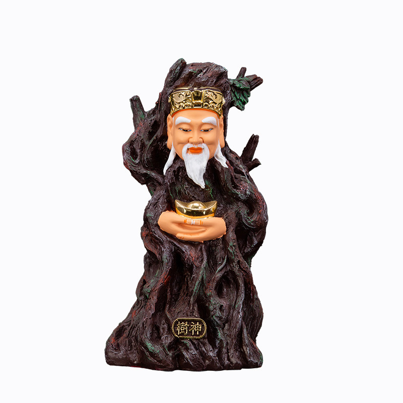 树神像树神爷爷神像树脂玻璃钢树仙老爷招财古树老槐树供奉摆件