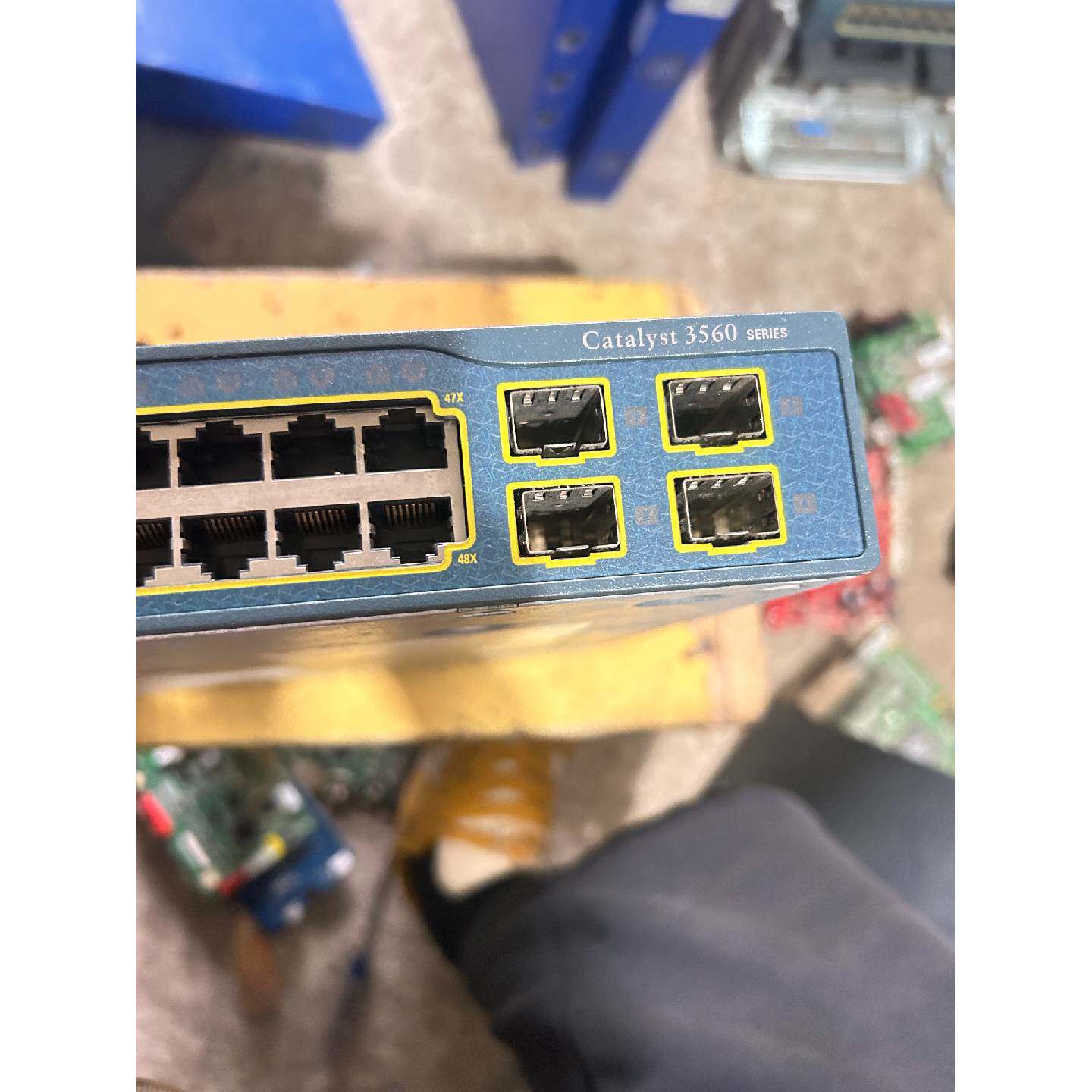 可维修议价  思科3560交换机WSC3560G48TSS48口全千兆三层网管型