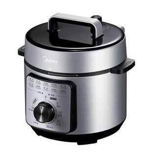 Midea/美的 YLE4809电压力锅家用4L高压锅煮饭多功能旋扭开盖煮