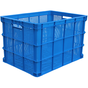 塑料周转筐服装厂用货筐带轮子胶框810*570*500快递框755*530*490