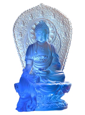 药师琉璃光如来佛居家用品摆件