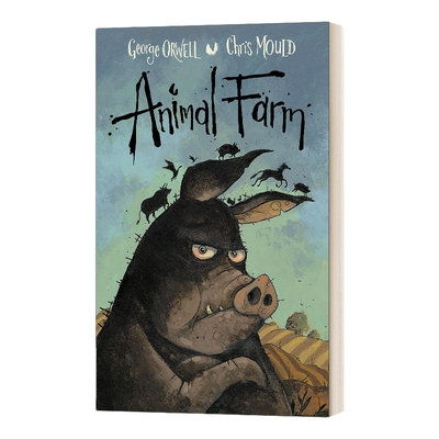 英文原版小说 Animal Farm 动物农场 儿童插画版 乔治·奥威尔经典 英文版 进口英语原版书籍