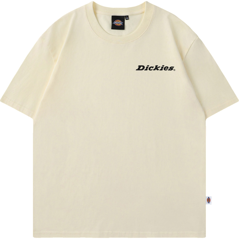 Dickies帝酷适夏季字母印花设计感短袖T恤男士新款圆领薄款上衣Y