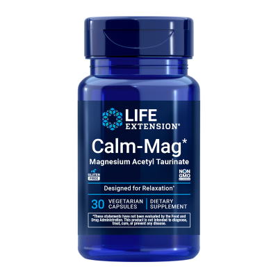 Calm乙酰牛磺酸镁LifeExtension