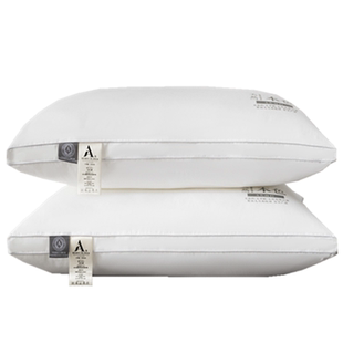 A类抗菌枕全棉枕头成人枕芯一对装酒店家用护颈椎助睡眠单人整头