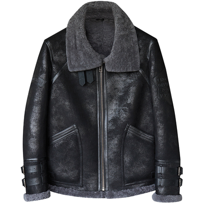 二战飞行服B3皮毛一体